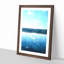 Red Kayak On A Lake In Sweden - Single Picture Frame Print on MDF-56864321-56864322