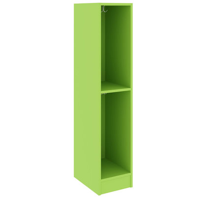Single Wide Two Compartment Classroom Cabinet Locker