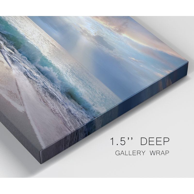 «Aqua Blue Morning» par J Paul, impression sur toile tendue, H 32 po x l 24 po x P 1 po