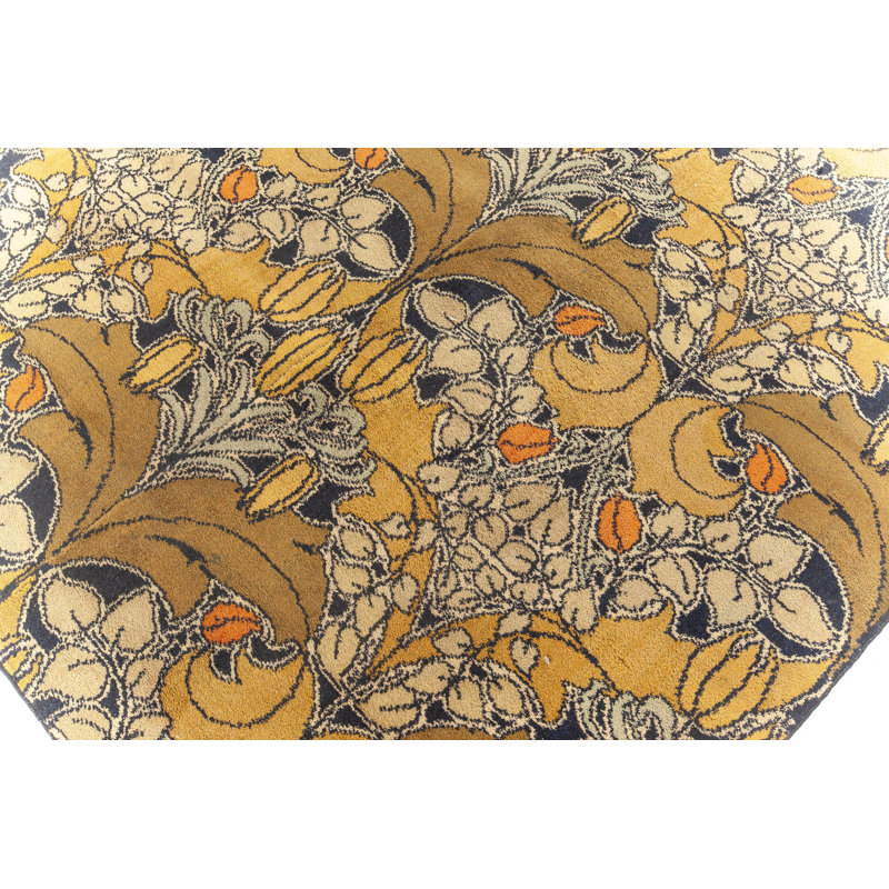Tapis à motif rétro William Morris