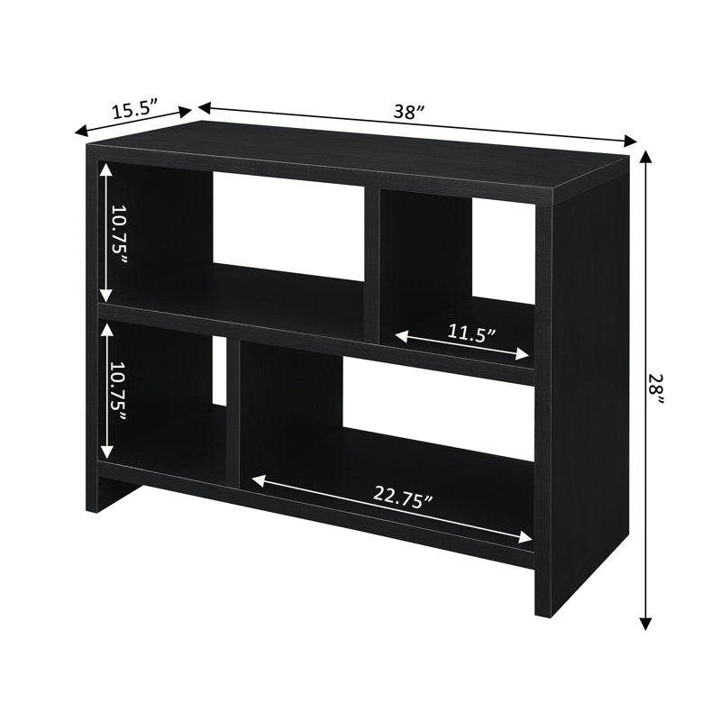 Console 37,99 po avec tablettes Nemcova, Noir