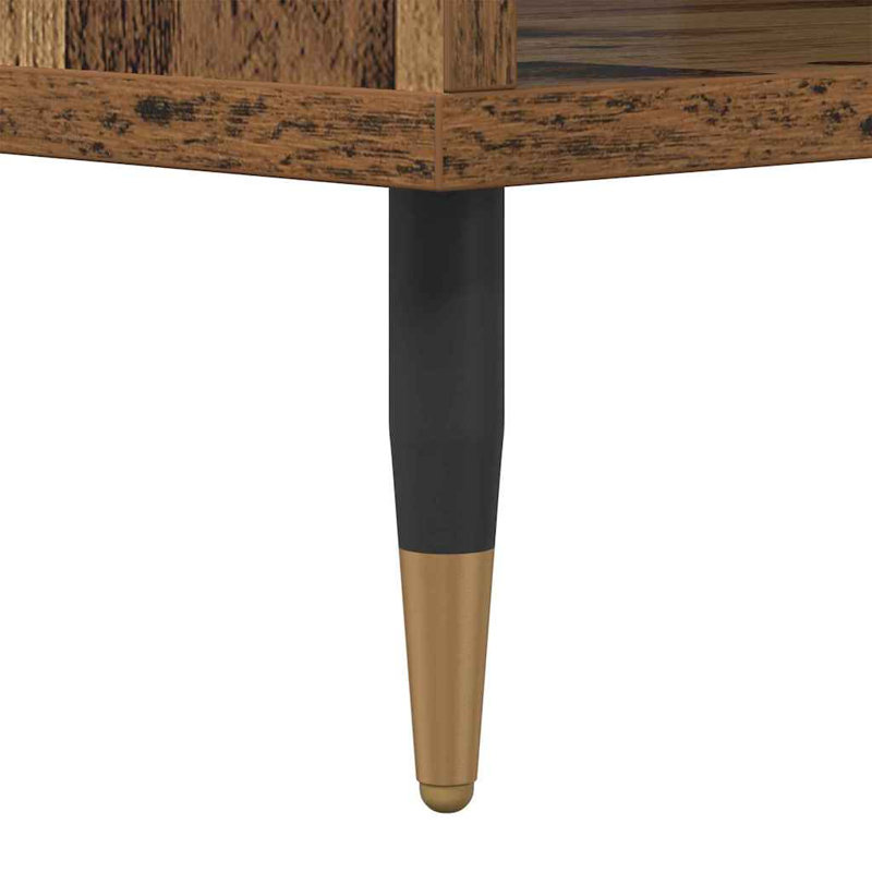 Coffee Table with Storage, Old Wood
