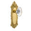 Victorian Plate with Oval Fluted Crystal Door Knob-215965986