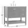 Krish 36'' Single Bathroom Vanity with Engineered Marble Top