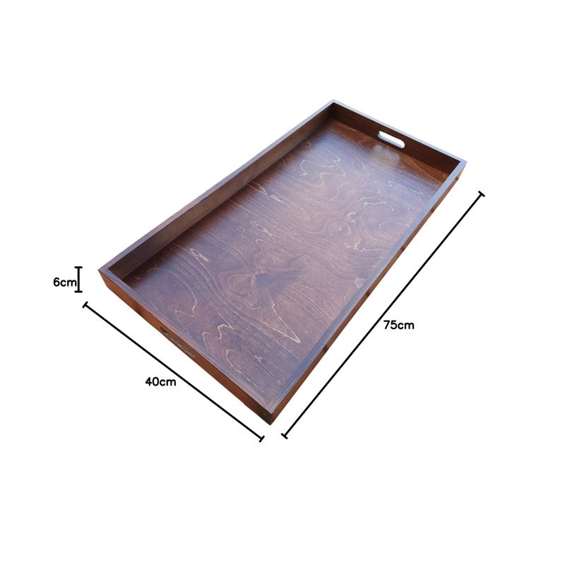 Union Rustic Wood Tray