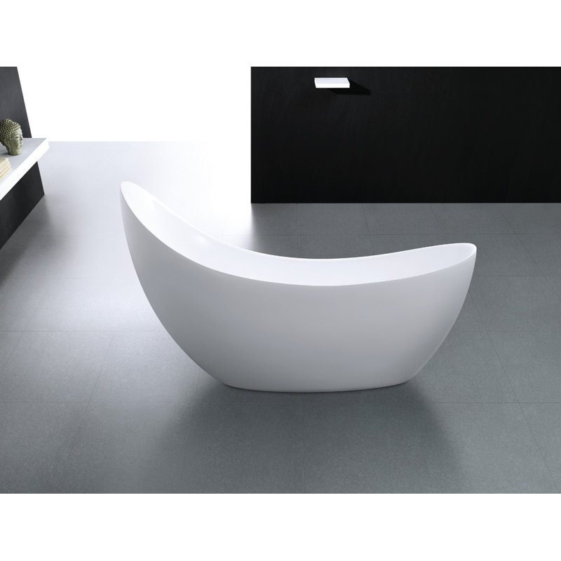 Salto 68'' x 30'' Soaking Acrylic Bathtub
