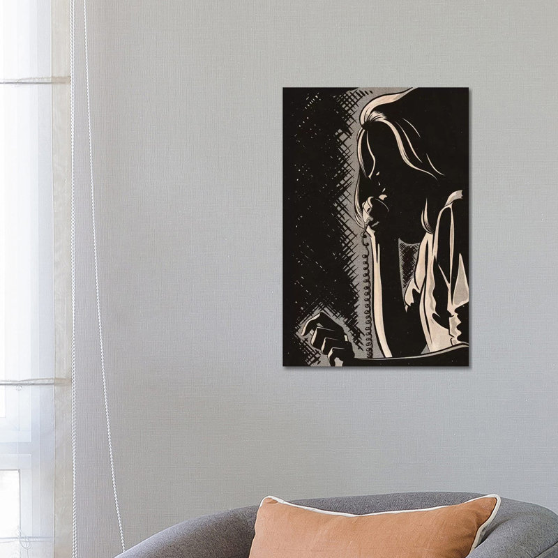 Noir Hurry by Joseph McDermott - Wrapped Canvas Gallery-Wrapped Canvas Giclée, 66.04 cm H x 45.72 cm W