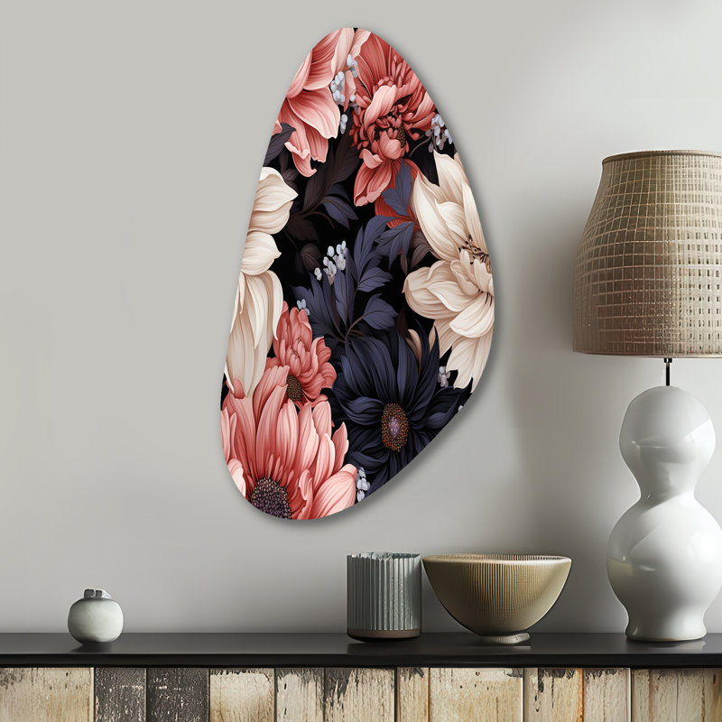 Décoration murale Garwood - Floral, H 31 po x l 17 po