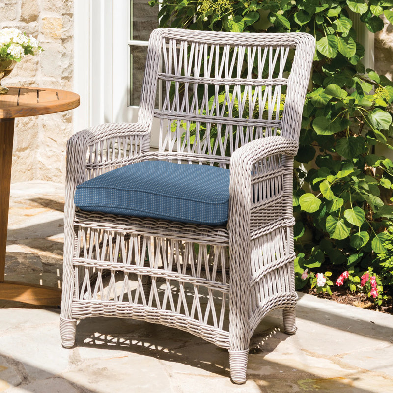 Mackinac Outdoor Dining Armchair, Visions Cobalt