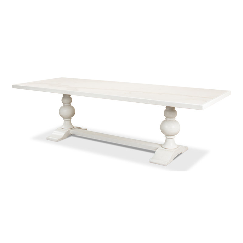 Dining Table, White, White