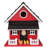 Hen House Birdhouse - Red