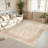 Monaco Series Abrstract Black/Gray/Ivory/Beige Area Rug-235631841
