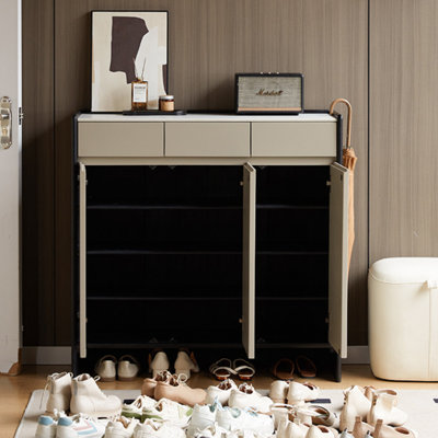 American style luxury storage shoe cabinet
