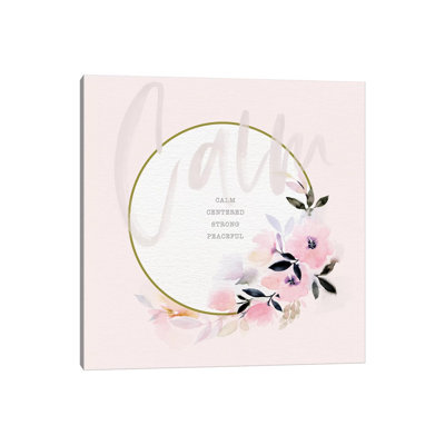 Calm 1 Piece Wall Art on Canvas