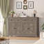Buffet moderne 55,1 po Zosia, armoires de rangement crédence, tablettes réglables-1794634072
