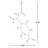 Kalish 11-Light Dimmable Sputnik Chandelier -1385296061