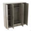 Armoire 4 portes avec 1 tiroir