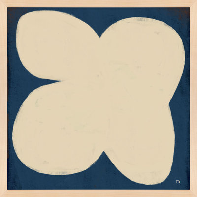 Flower On Blue Painting by StudioM