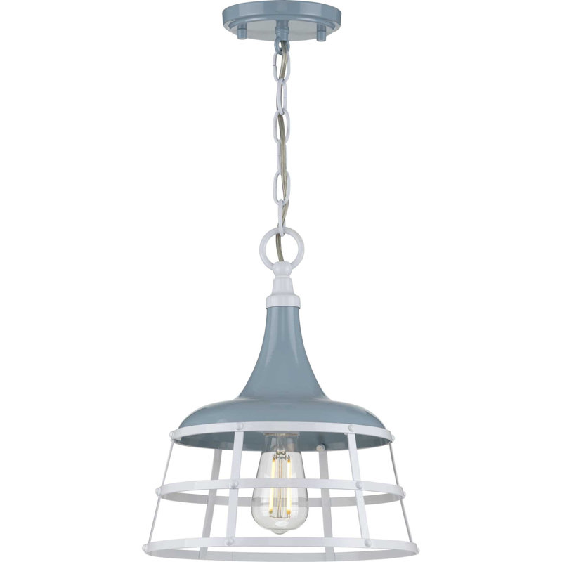 Holley 1 - Light Single Pendant, Blue/White