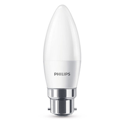 Philips LED Frosted B35 B22 Bayonet Cap 40W Warm White