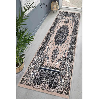 Runner Floral Area Rug