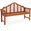 Glastenbury Solid Wood Eucalyptus Outdoor Bench
