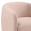 Neva Upholstered Swivel Chair, Onyx Mink