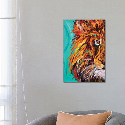 Lion I 1 Piece Wrapped Canvas Painting