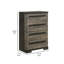 Commode haute à 4 tiroirs Ruthe, bois-115686064