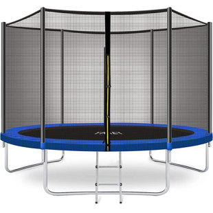 Trampoline de cour arrière ronde de 14 pi avec enceinte sécuritaire