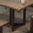 Brown Rectangular Solid Wood Dining Table-134075884