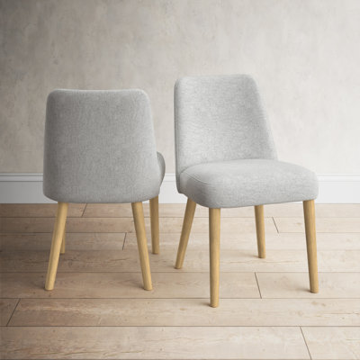 Upholstered Solid Back Parsons Dining Chair