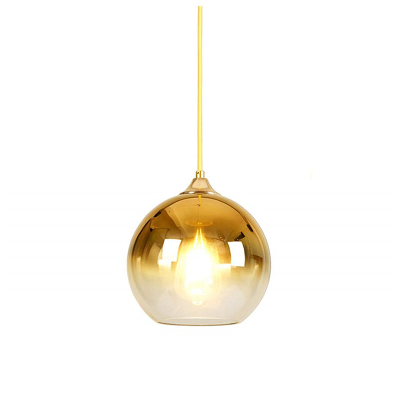 1 - Light Single Pendant, Gold, 150cm H x 30cm W x 30cm D