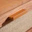 Holdrege 1 Hessian Drawer Bedside Table
