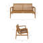 Ensemble de meubles d'extérieur en bois de teck 4 pièces Hayden