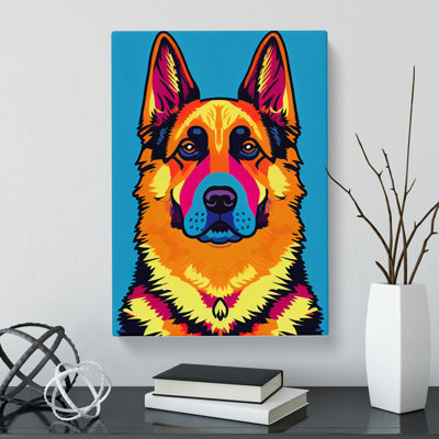 German Shepherd Pop - Wall Art