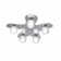 Clarabella 5-Light 110cm Flush Mount
