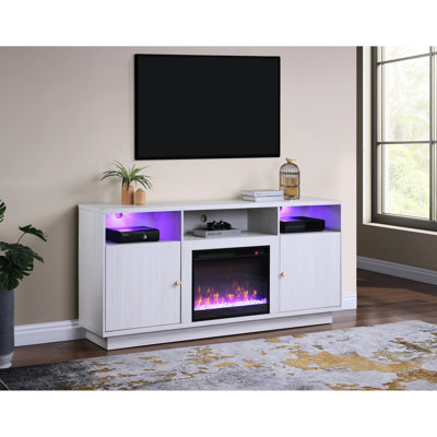 Meuble télé 70 po x 70 po avec noyer