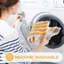Boho Yellow White Sun Bath Mat - Non-Slip Microfiber Rug, 18x26" | Washable, Absorbent for Tub/Sink/Shower-1435914437
