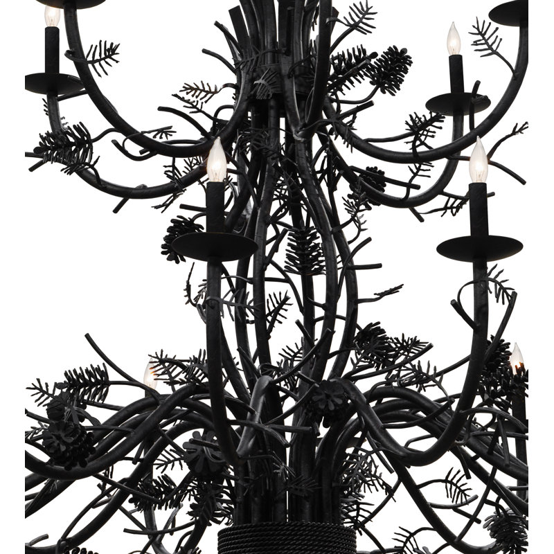 Rustic Lodge 24 - Light Chandelier