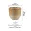 Cache pot en céramique émaillée Ebern Designs