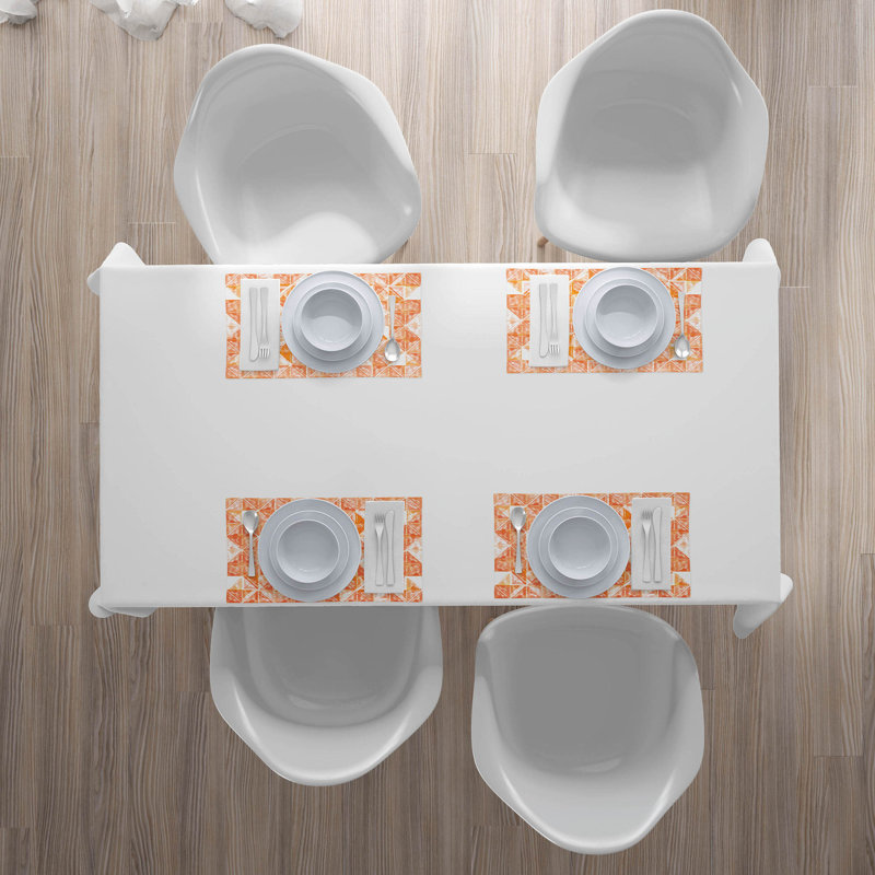 Polyester Geometric Rectangle Placemat