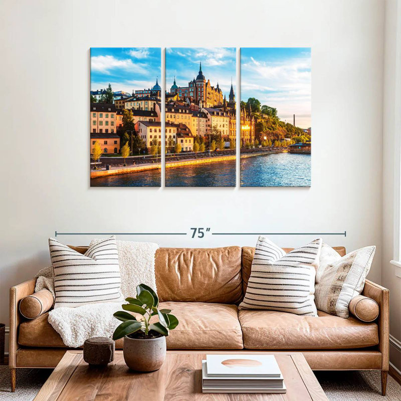 Stockholm Sweden, 36" H x 57" W
