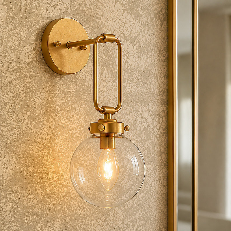 Alec Dimmable Armed Sconce, Bronze