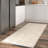 Machine Washable Traditional Vintage Beige/Ivory Waterproof Rug-1446223631
