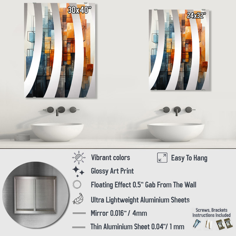 Miroir mural surgir MIR137186, 32 po x 24 po