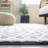 Burhardt Geometric Handwoven Ivory/Navy Area Rug-1875507952