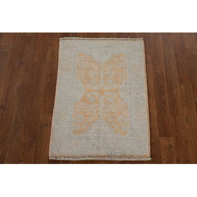 Vegetable Dye Oushak Foyer Oriental Rug 2x3