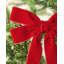 Red Velvet Double Bows Set of 20, 16.5cm