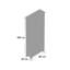 Nutmeg 190cm H x 80cm W Solid Wood Standard Bookcase